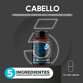 LIFEED5 Vitaminas para el Cabello Hombre | 60 cápsulas | 667mg por porción