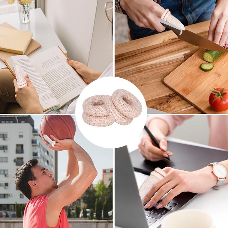 Thumb Bandage Finger Bandages 30 PCS Tubular Finger Stall Bandage