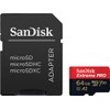 SanDisk SanDisk 64GB Extreme PRO microSDXC Card + SD Adapter