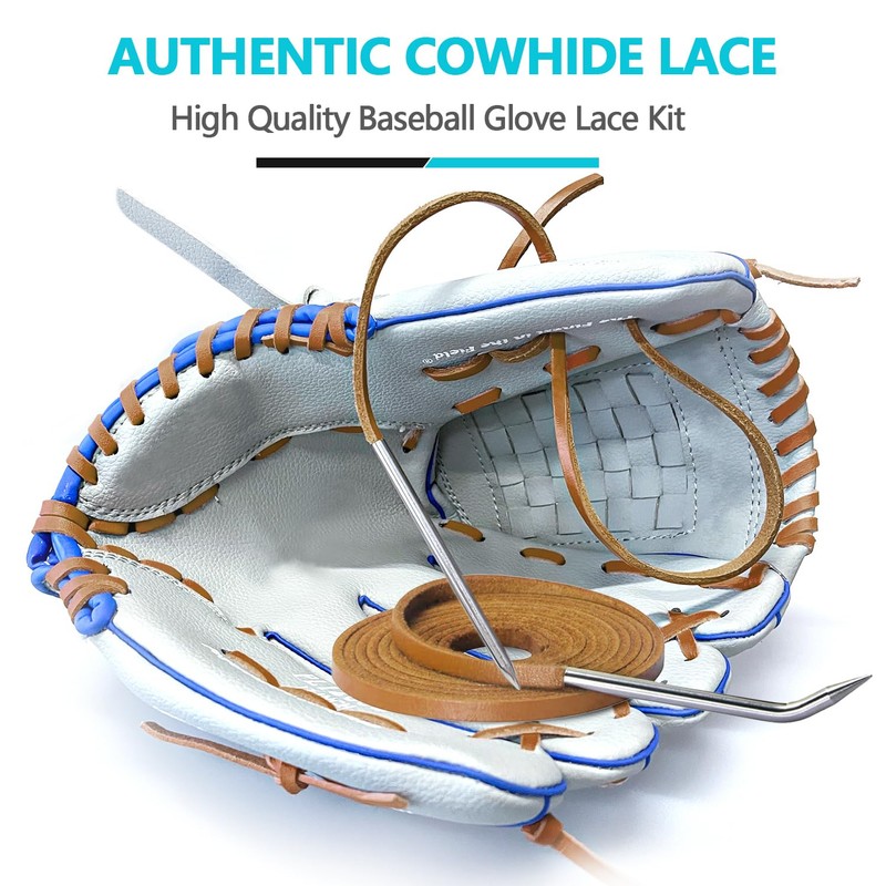 Baseball Glove Lace, Mitt Lace Repair Kit Softball 2 Leather