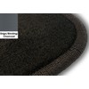 Charcoal Edge Custom Fit Front & Rear Carpet Floor Mats,