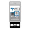 Doctor Badge Buddy Vertical w/Height & Weight Conversion Charts (Oversized,