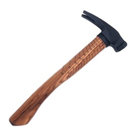 Boss Hammer Premium 4340 Steel Rip Claw Hammer with Tough Tennessee Hickory Handle - 16 oz, Cerakote, Rip Claw Design, Smooth Faced - BH16STHI16S