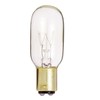 Satco S4719 130V DC Bayonet Base 15-Watt T7 Light Bulb,