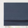 ECLIPSE Faux Silk Roman Shade for Windows, Cordless 100% Blackout