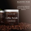 MAJESTIC PURE Arabica Coffee Scrub - All Natural Exfoliating Body