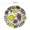 Arabia Paratissi Plate, 1005604 Plate, 10.2 inches (26 cm), Purple