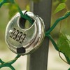 Security Padlock 4 Digits Waterproof Resettable Combination Lock Stainless Steel