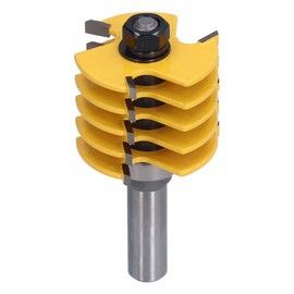 1/2in Shank Router Bit Finger Joint Woodworking Alloy Blade Chisel Cutter CNC Milling Tool
