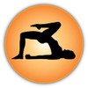 Zirni Yoga Bridge Pose Sport Sticker Decal Design
