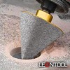LEONTOOL Diamond Beveling Chamfer Bits 5/8-11" Thread Diamond Countersink Drill