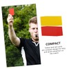 Kisangel 3sets Referee Cards for Soccer Small Standard Size Set