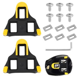 Pedal Cleats Compatible with Shimano SPD-SL SPD SH11 SH12 SH10 SH51, Professional Cycling Shoes Cleat Set Replacement for Road Bike Indoor Cycling MTB, Durable Nylon Silica Gel Anti-Slip