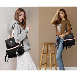 go-done Small Nylon Women Backpack Purse Anti-theft Fashion Travel Shoulder Bag,Ladies Single Shoulder Bag,Mini fashion Backpack