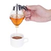 DESIOLE Acrylic Honey Dispenser with Stand, Great High Capacity Syrup