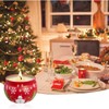4Pcs Christmas Scented Candles Gifts Set Soy Wax Plant Oil