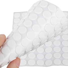 261 Pcs Mini Foam Felt Pads, Self Stick Pads Furniture Felt Pads Round 3/8 Inches Diameter Self Adhesive Felt Pads for Cabinet Doors Furniture Desks Drawers Floor