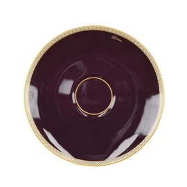 Maxwell & Williams Tea Cup and Saucer Set in Gift Box, Violet, Single