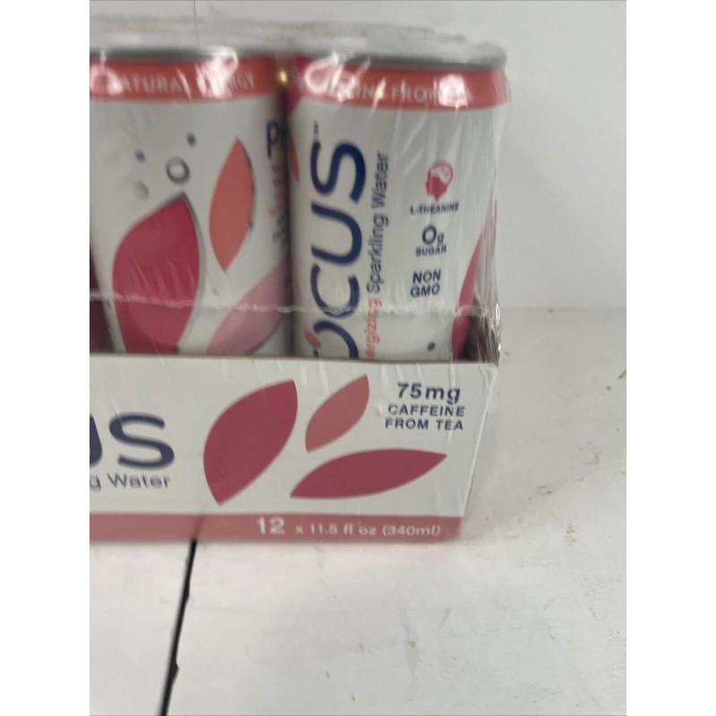 Phocus Grapefruit Caffeinated Energy Sparkling Water 11.5 fl oz 08-12/