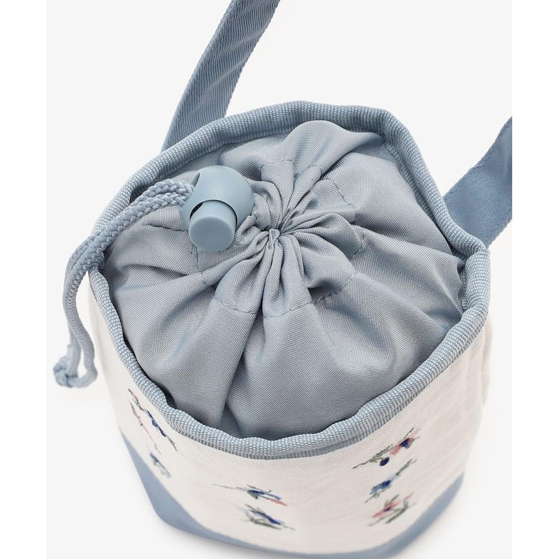 Afternoon Tea Living JD56 Eretage Fleur Embroidered Insulated Bottle Holder,