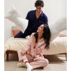 DAVID ARCHY Mens Pajamas Set Soft Cotton Notched Collar Pajamas
