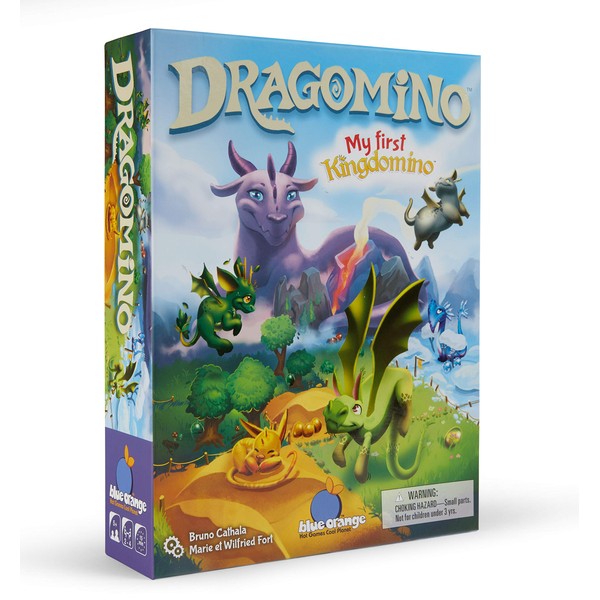 BLUE ORANGE GAMES Dragomino, My First Kingdomino- Kid Strategy Game for 2 to 4 Players- Ages 5 and Up