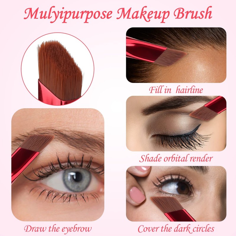 Bluemega 2 piezas Cepillo para Cejas - Ángulo de Cepillo