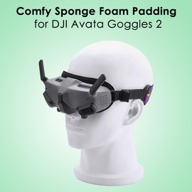CAPART Comfy Sponge Foam Padding for DJI Avata Goggles 2, Soft-Fit Eye Pad Musk Cushion Replacement