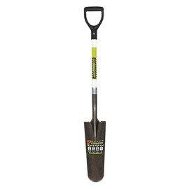 Drain Spade, 29 in. Handle L, Steel Blade