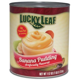 Lucky Leaf Banana Pudding, 112 Ounce Can -- 3 per case.