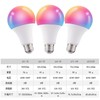 3Pcs LED Bulbs Remote Control Control RGB LED Color Changing