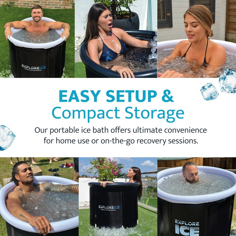 Explore Ice Bath Pro Max Extra Large Outdoor Athlete Cold