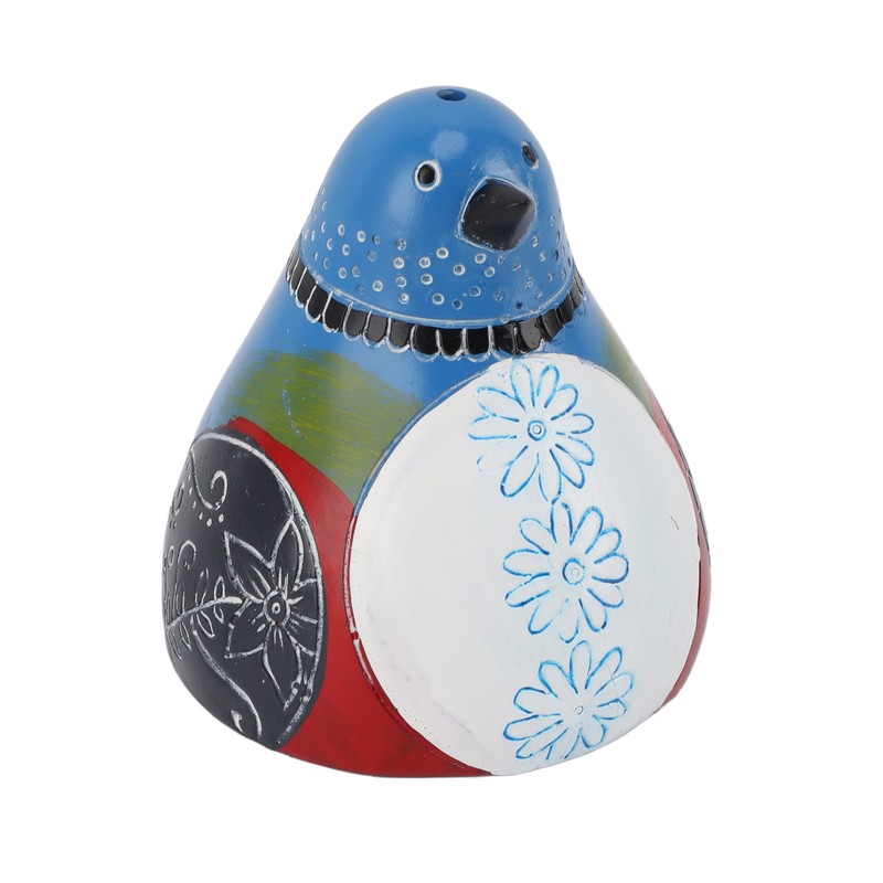 Resin Bird Wind Chime Resin Wood Hand Painted Delightful Melody