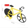 Bicycle Pizza Cutter Kitchen Gadget Pizza Bicycle Pizza Cutter Stainless