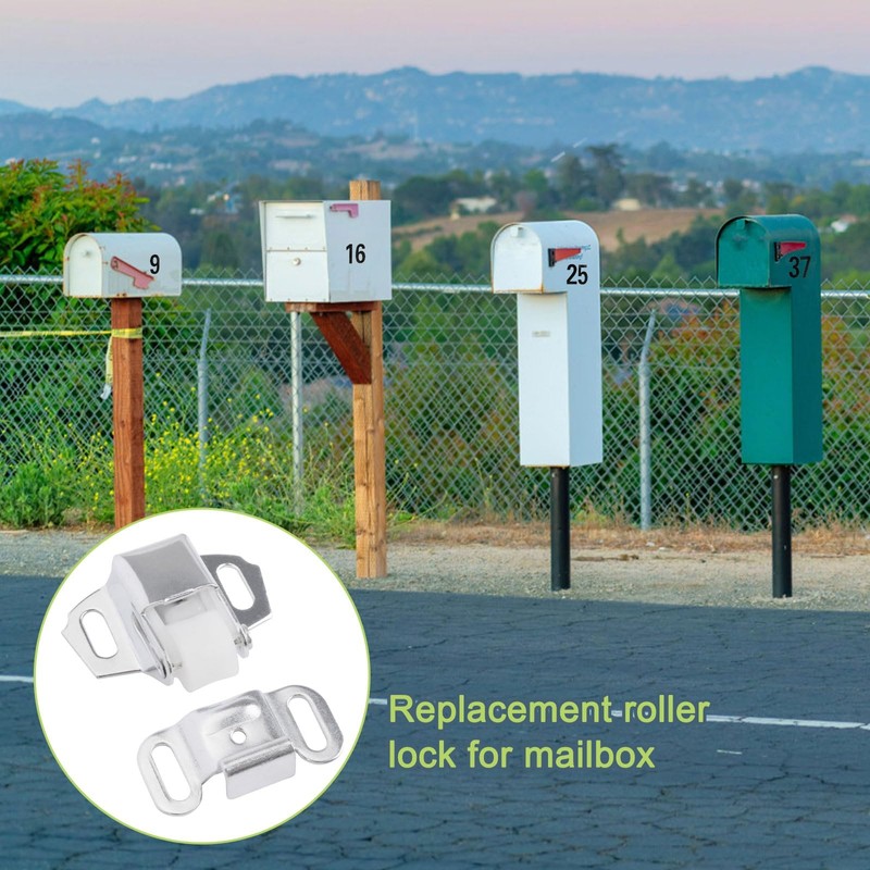 UFURMATE Mailbox Replacement Roller Catch Latch with Screws & Number