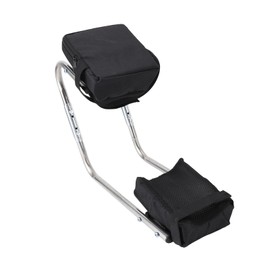 Heayzoki Garden Kneeler and Seat, Stainless Steel Ergonomic Ankle Knee Seat Leg Brace for Gardening Work, Garden Kneelers for Seniors, Sturdy Gardening Tools for Gardeners