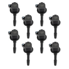 MSD 824538 Ignition Coil - Blaster - Ford 5.2L - V8 -Supercharged - Black-8 Pack