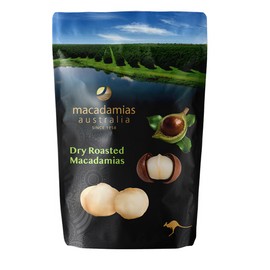 Macadamias Australia Happy Nut Dry Roasted Macadamias 225g