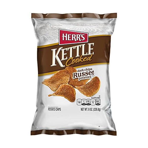 Herr's - Russet Kettle Chips, Pack of 12 bags