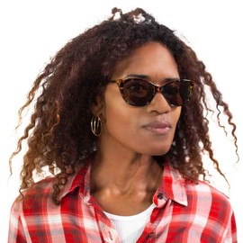 VITENZI Sunglasses with Readers for Women, Reader Sunglass with Bifocals, Cat Eye Tinted Reading, Verona in Tortoise 2.50