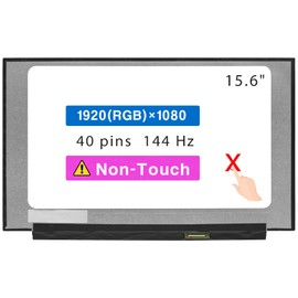 15.6" Screen Replacement LM156LF2F01 LM156LF2F03 N156HRA-EA1 B156HAN08.4 NV156FHM-NX1 NV156FHM-NX3 for Dell Inspiron 15 3525 IPS High End LCD Display Panel 40 pin 144Hz FHD 1920x1080 Non-Touch