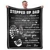 Yasrlvun Step Dad Gifts Step Dad Blanket 50"x60" for Bonus