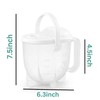 14oz Rice Washer Strainer Bowl with Handle - Plastic Grain