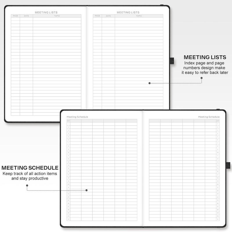 EMSHOI Meeting Notebook for Work with Action Items - 320