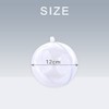 TKY Plastic Ball, Plastic Sphere, Ornament, Ball, Decorative, Transparent, Hollow,