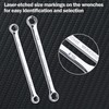 LEONTOOL 4Pcs E-Torx Wrench Set Star Wrench Set Double Box