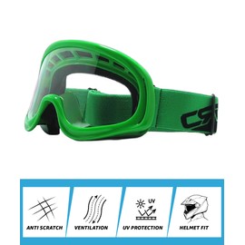CRG Sports Motorcycle Goggle ATV Dirt Bike Off Road Racing Motocross Goggles for Men, Women, Adults