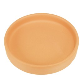 PATIKIL 4.5 Inch Round Ceramic Plant Saucer, Plant Saucer Tray Flower Planter Drip Tray for Indoors Outdoors Patio Balcony, Terracotta