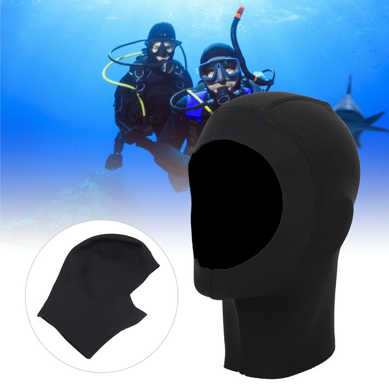 1mm Neoprene Unisex Diving Hat Sunscreen Protective Equipment for Snorkeling