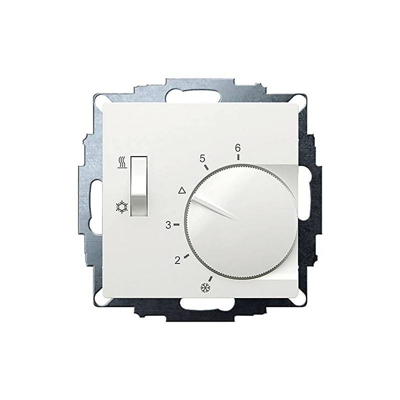 Eberle UTE 1770 191870554502 Flush-Mounted Room Controller (RAL 9010 Glossy,